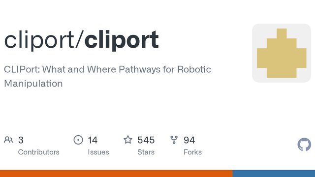 CLIPort: What and Where Pathways for Robotic Manipulation