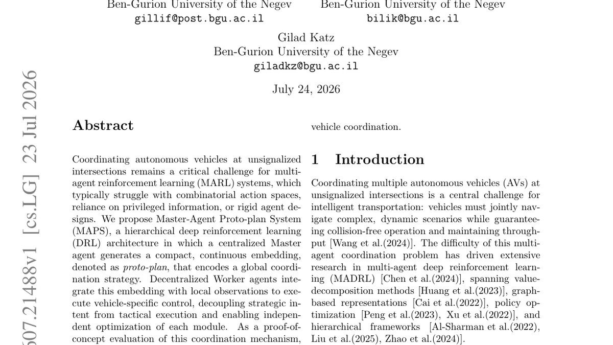 Compact Latent Coordination for Autonomous Vehicles at Unsignalized Intersections