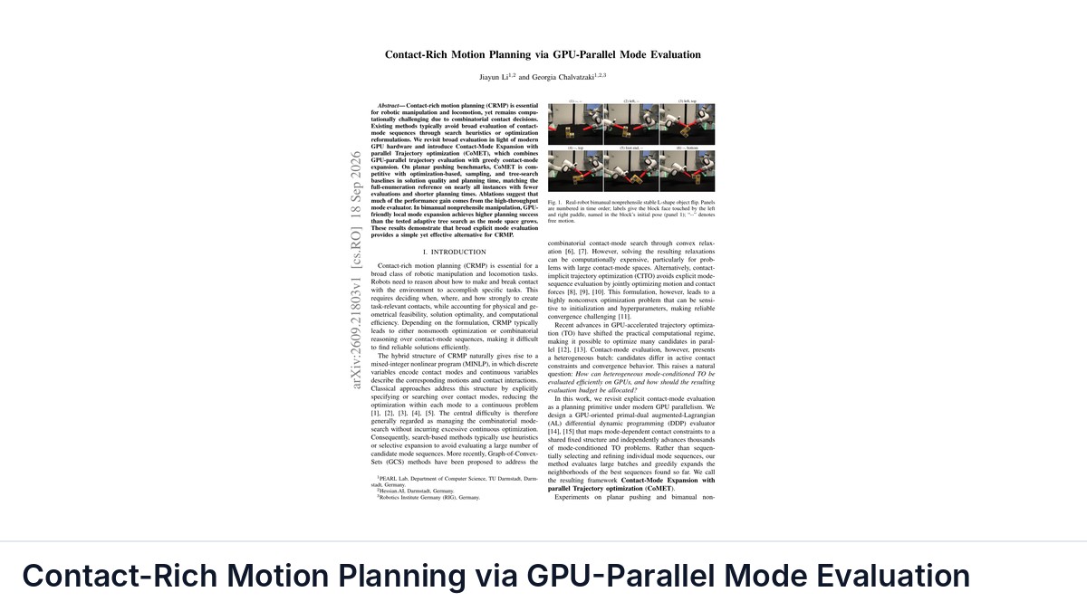 Contact-Rich Motion Planning via GPU-Parallel Mode Evaluation