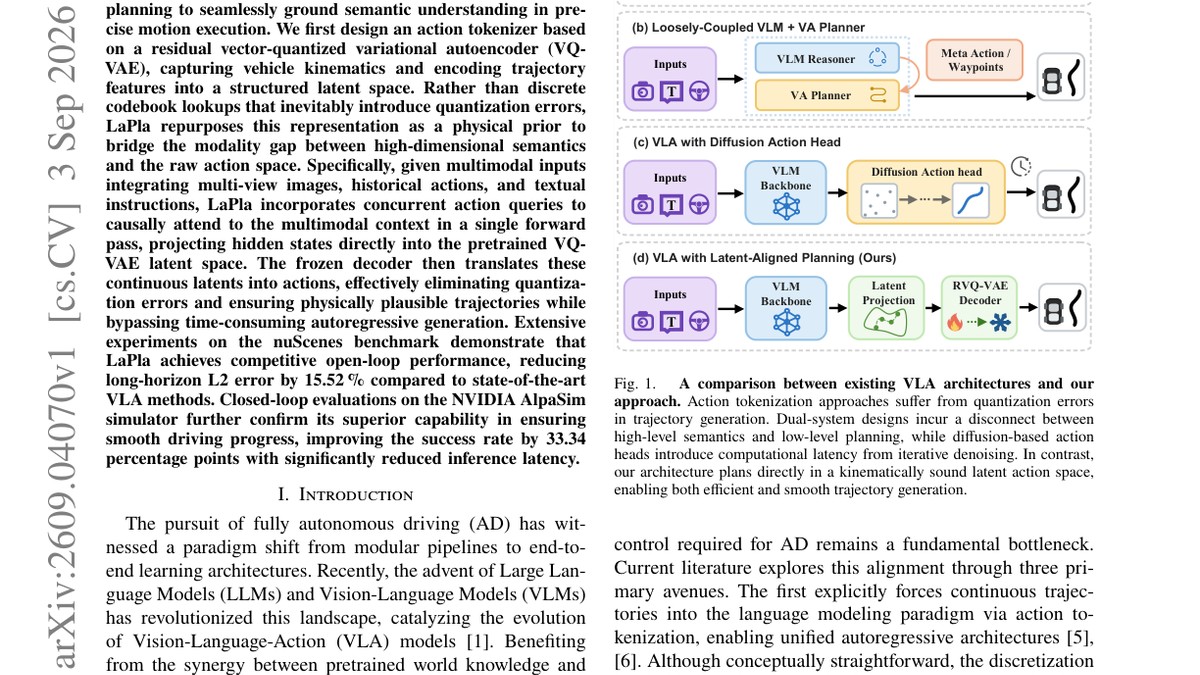 Continuous Actions from Discrete Minds: Latent-Aligned Planning for End-to-End Autonomous Driving