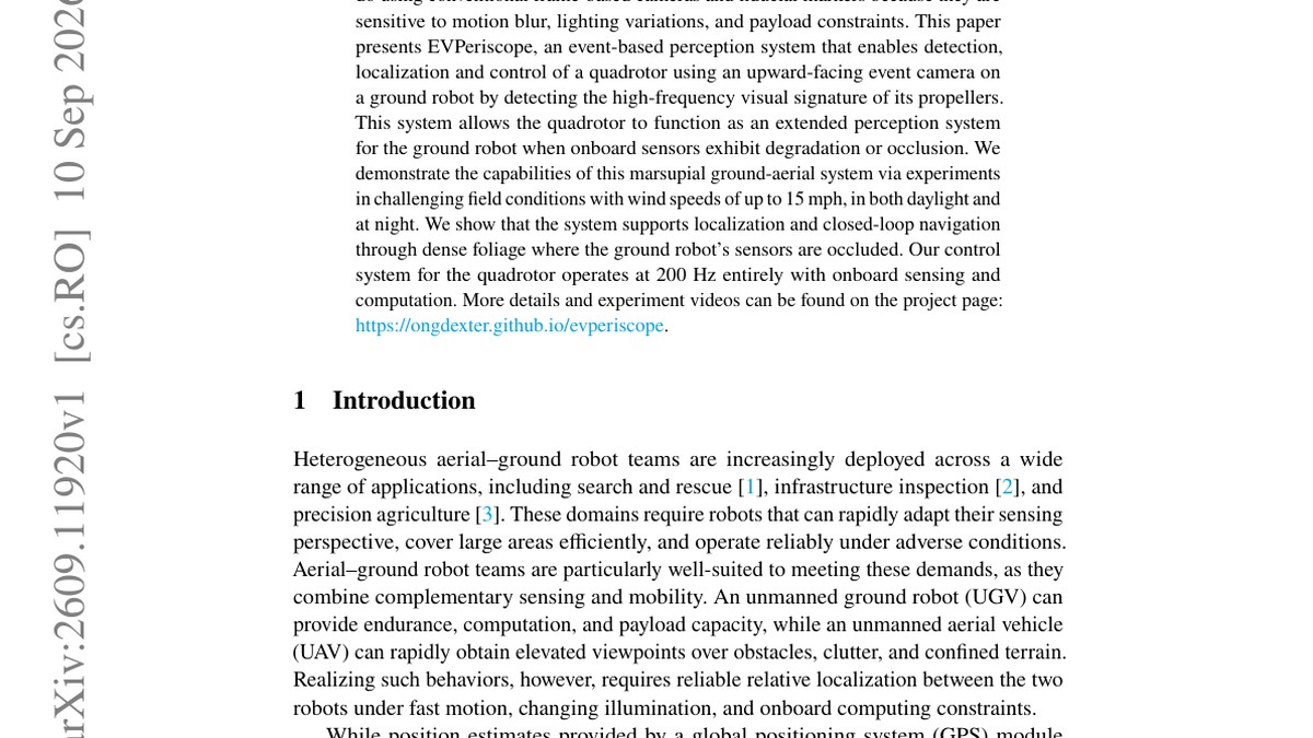 EVPeriscope: Extended Perception across Aerial and Ground Vehicles with Event-based Propeller Tracking