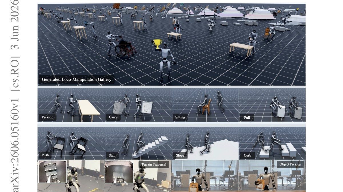 GRAIL: Generating Humanoid Loco-Manipulation from 3D Assets and Video Priors