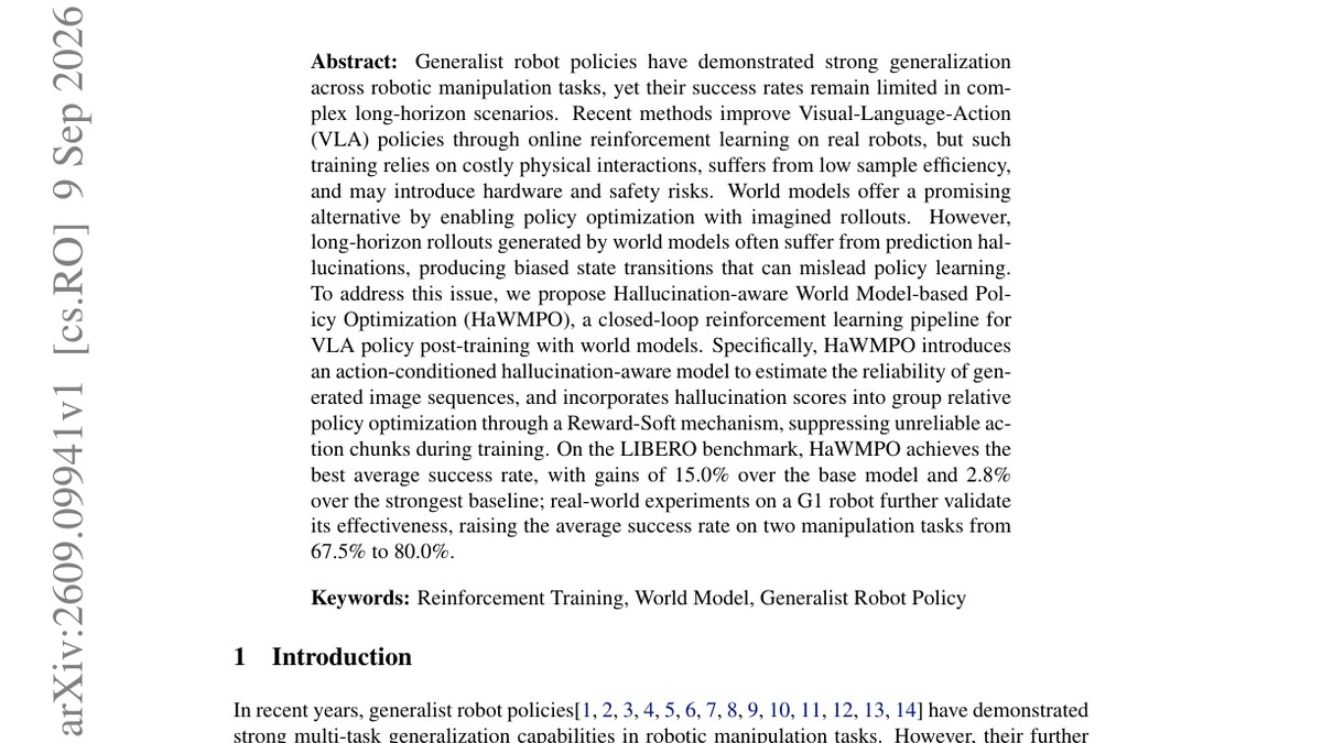 HaWMPO: Hallucination-Aware World Model-based Policy Optimization for Generalist Robot Policy