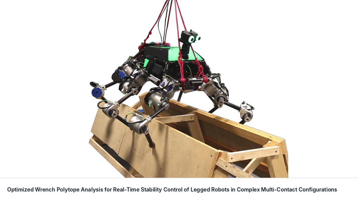 Optimized Wrench Polytope Analysis for Real-Time Stability Control of Legged Robots in Complex Multi-Contact Configurations