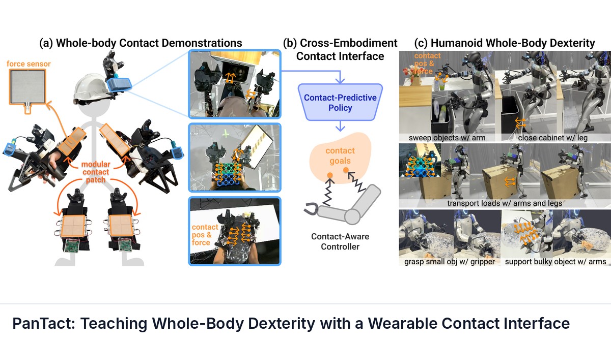 PanTact: Teaching Whole-Body Dexterity with a Wearable Contact Interface