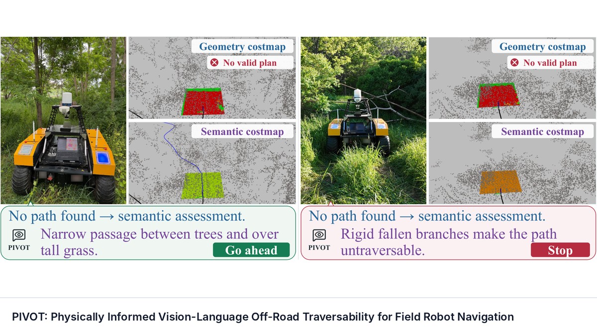 PIVOT: Physically Informed Vision-Language Off-Road Traversability for Field Robot Navigation