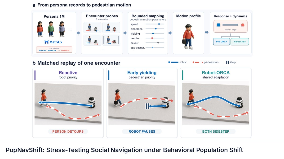 PopNavShift: Stress-Testing Social Navigation under Behavioral Population Shift