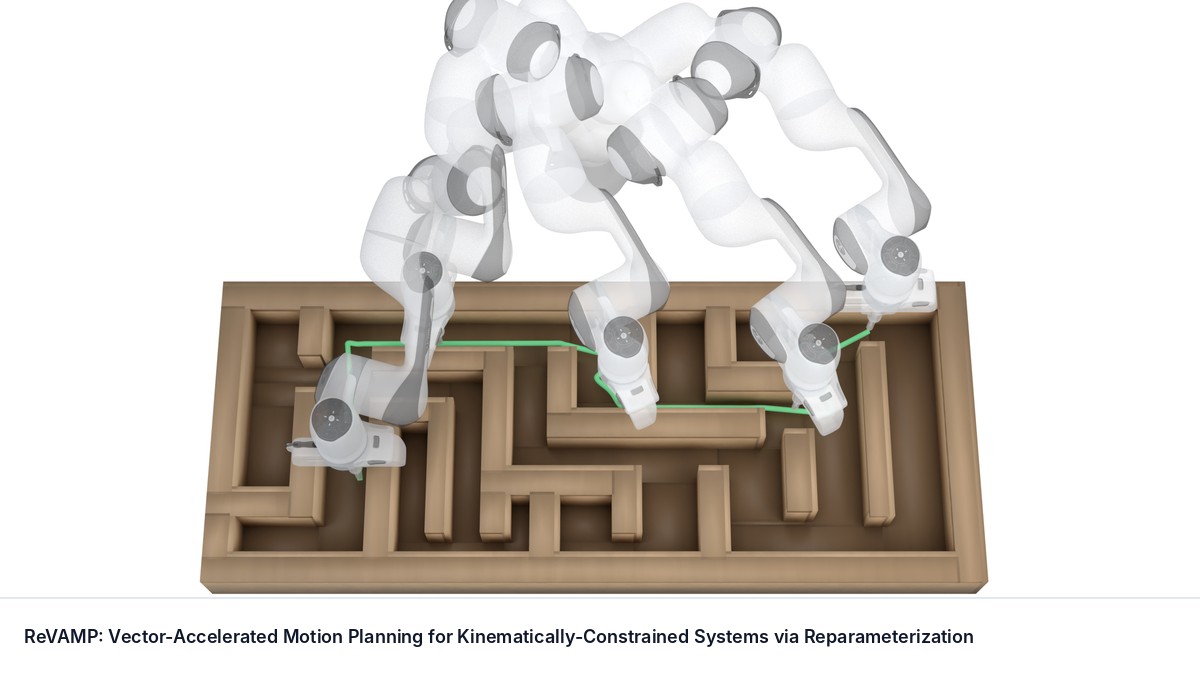 ReVAMP: Vector-Accelerated Motion Planning for Kinematically-Constrained Systems via Reparameterization