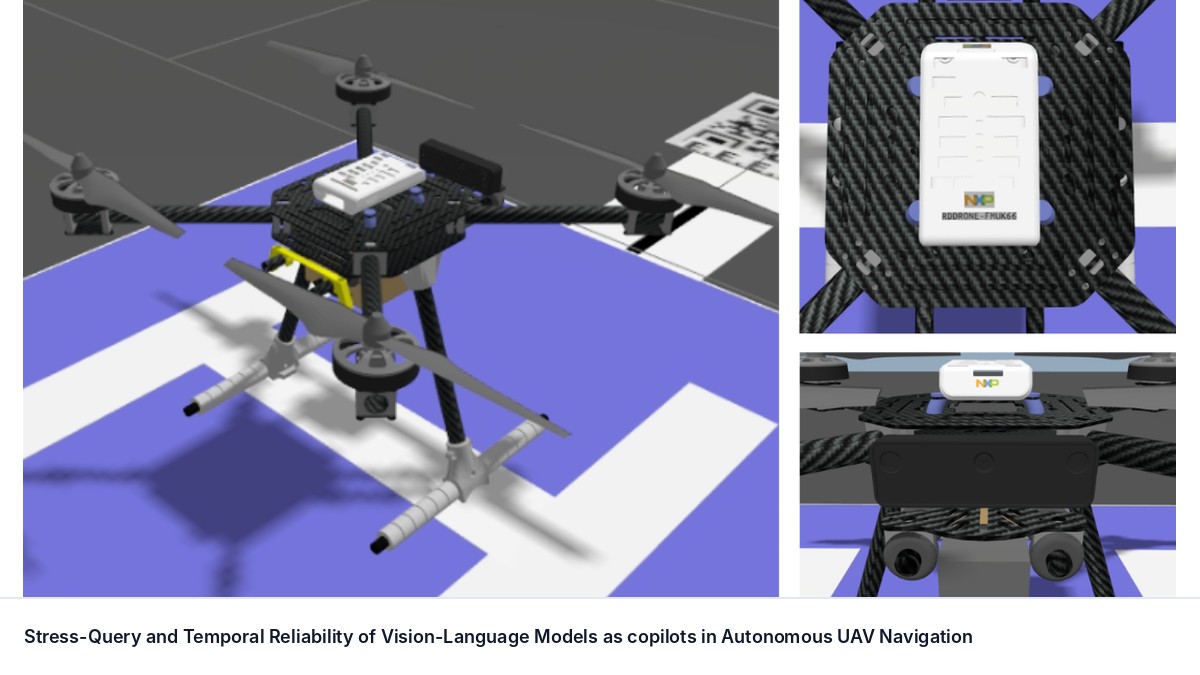 Stress-Query and Temporal Reliability of Vision-Language Models as copilots in Autonomous UAV Navigation