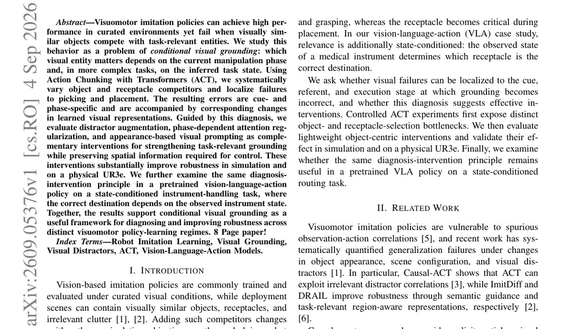 What Matters, When? Diagnosing and Improving Conditional Visual Grounding in Visuomotor Imitation Policies